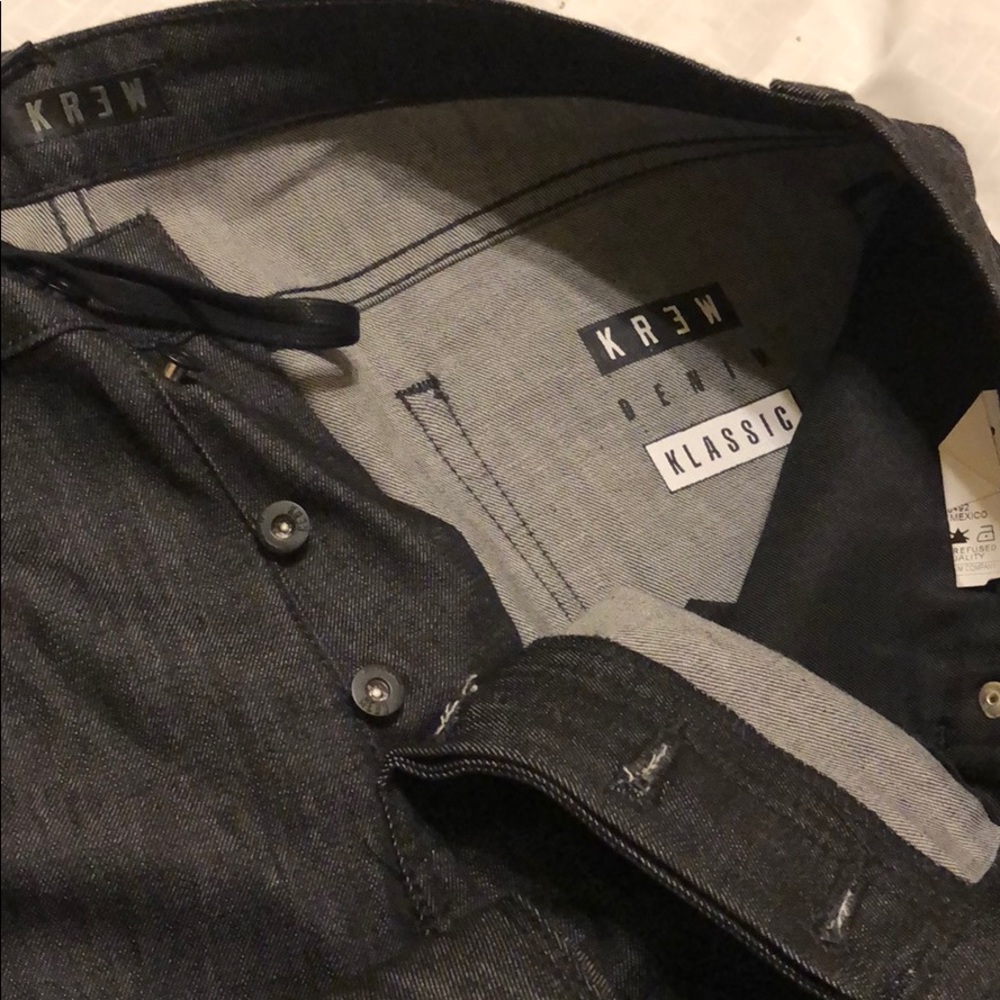 KREW Klassic Denim in Black.